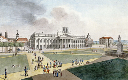Friedrichsplatz - Historische Darstellung